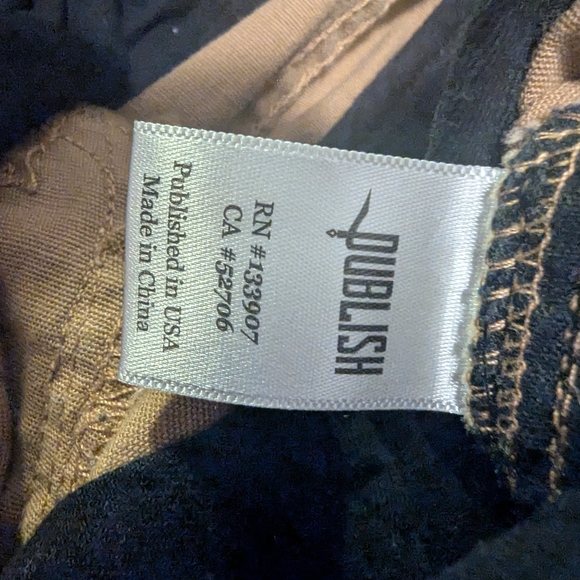 Publish Today For Tomorrow Men's Khaki Jogger Style Pants, Size 32 - Picture 7 of 12